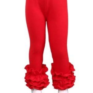 Too Cute Red Icing Leggings for Toddlers